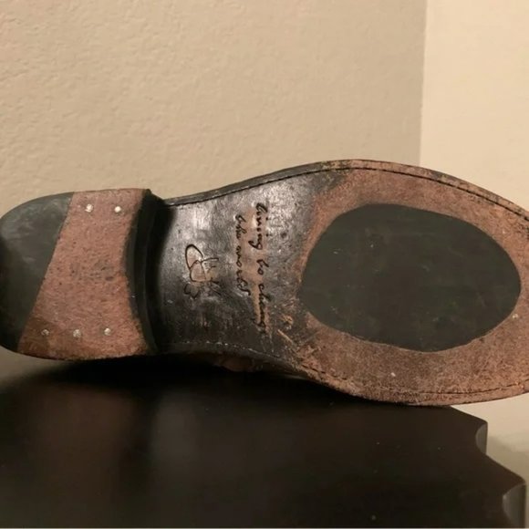 John Fluevog Brown Ankle Boots - Picture 5 of 6